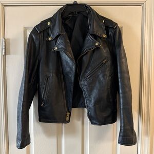 Classic Black Leather Jacket